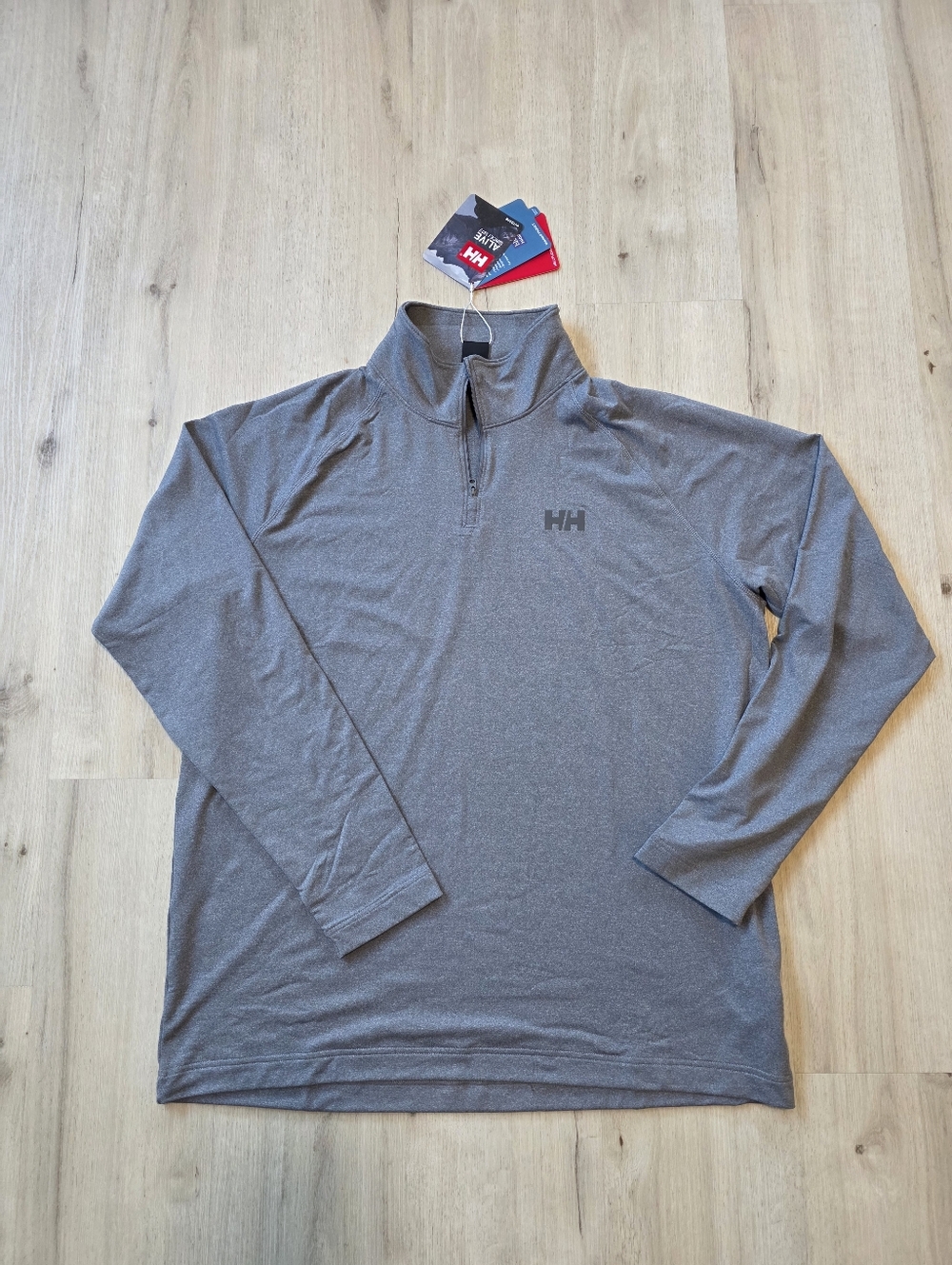 Helly Hansen Verglas 1/2-Zip Top Men's Size 2XL Gray